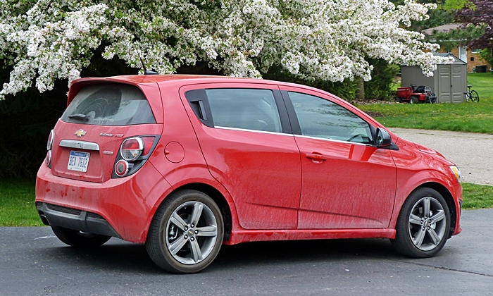 Sonic Reviews: Chevrolet Sonic RS rear quarter