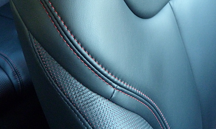 Dodge Dart Photos: Dodge Dart GT front seat trim detail