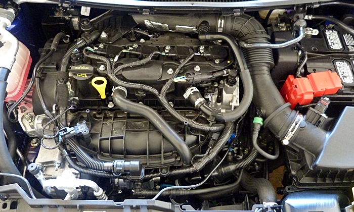Ford Fiesta Photos: 2014 Ford Fiesta ST engine uncovered
