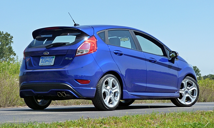 Ford Fiesta Photos: 2014 Ford Fiesta ST rear angle low