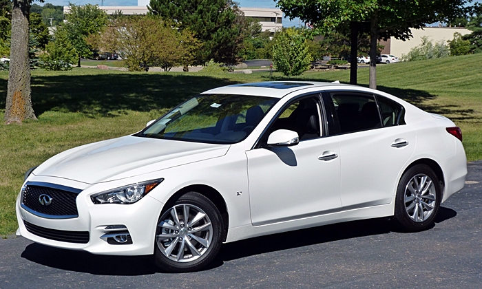 Infiniti Q50 front quarter high view