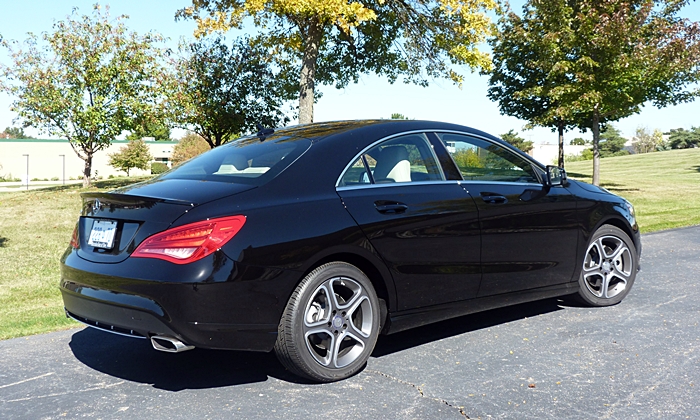 CLA Reviews: Mercedes-Benz CLA250 rear quarter view