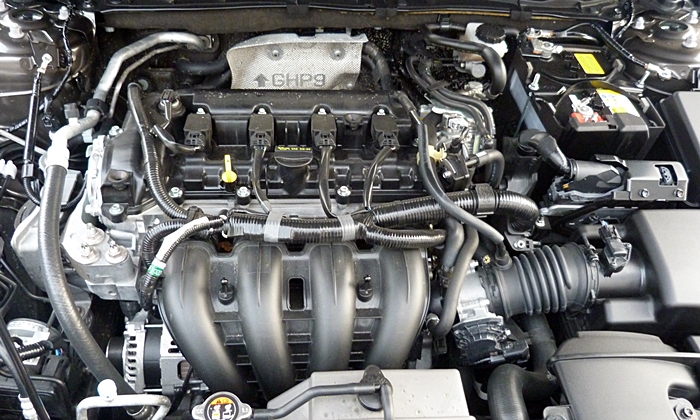 Mazda Mazda3 Photos: 2014 Mazda3 engine uncovered