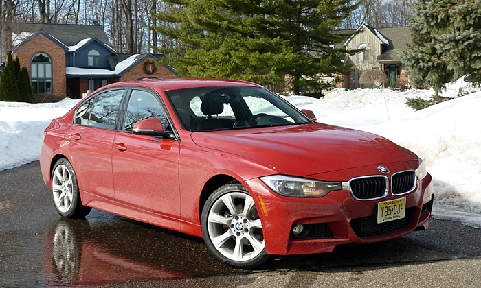 BMW 328d front quarter view