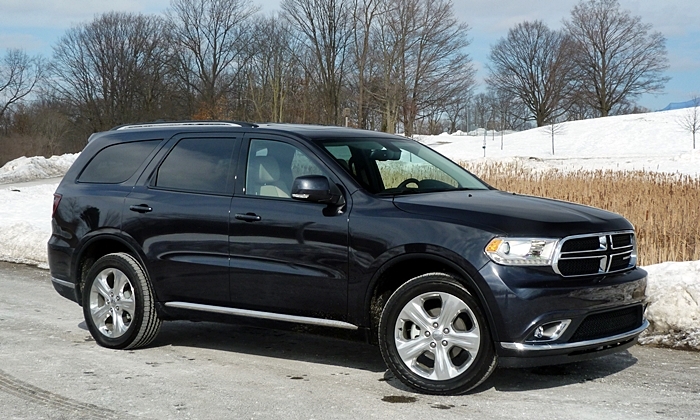 Durango Reviews: Dodge Durango Limited front quarter view