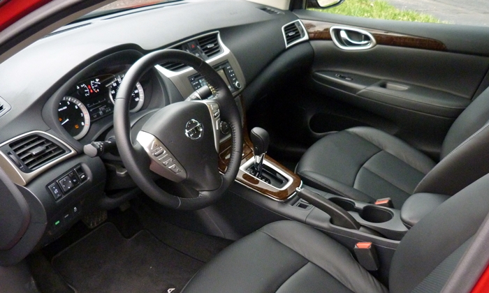 Sentra Reviews: 2014 Nissan Sentra SL interior