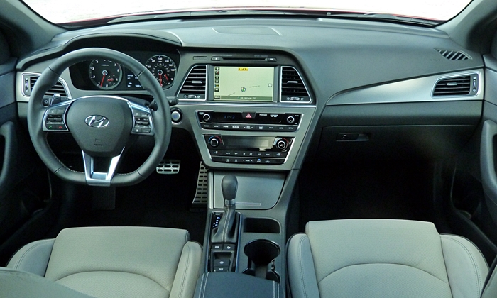 Sonata Reviews: 2015 Hyundai Sonata Sport 2.0T IP full width
