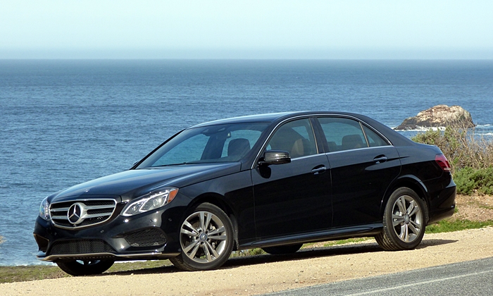 Mercedes-Benz E250 BlueTEC front quarter view