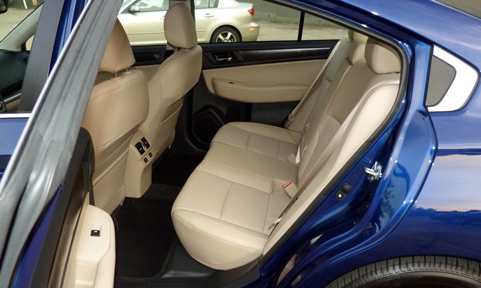 Legacy Reviews: Subaru Legacy Limited rear seat