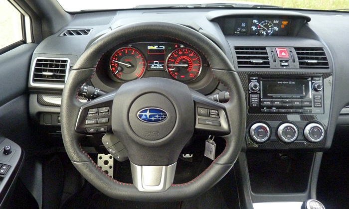WRX Reviews: 2015 Subaru WRX instrument panel