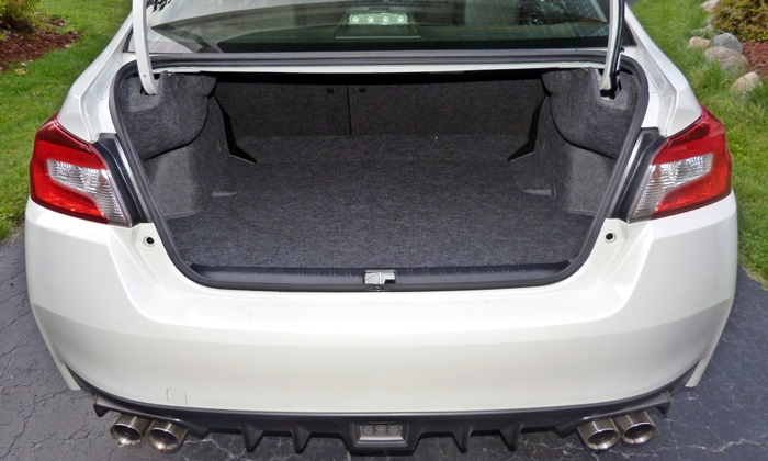 WRX Reviews: 2015 Subaru WRX trunk