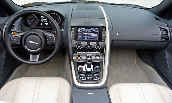 F-Type Reviews: Jaguar F-Type instrument panel full