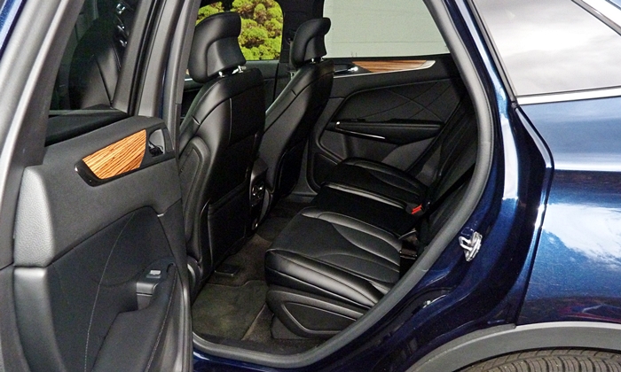 MKC Reviews: Lincoln MKC back seat
