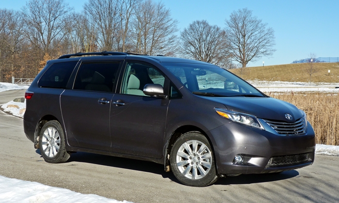 Toyota Sienna front quarter view