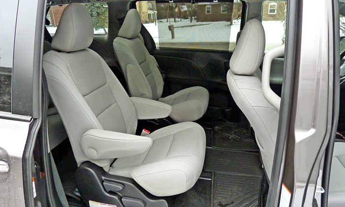 Sienna Reviews: Toyota Sienna Limited second-row seats