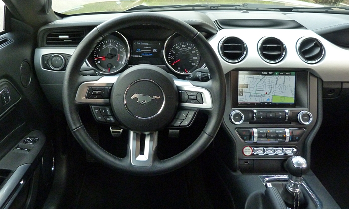 Mustang Reviews: 2015 Ford Mustang GT instrument panel
