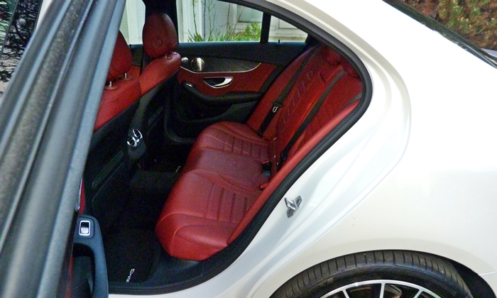 C-Class Reviews: Mercedes-Benz C-Class rear seat