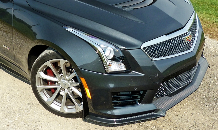 Cadillac ATS Photos: Cadillac ATS-V carbon fiber splitter