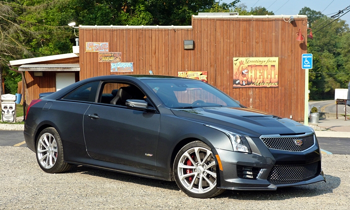 Cadillac ATS-V front quarter view Hell