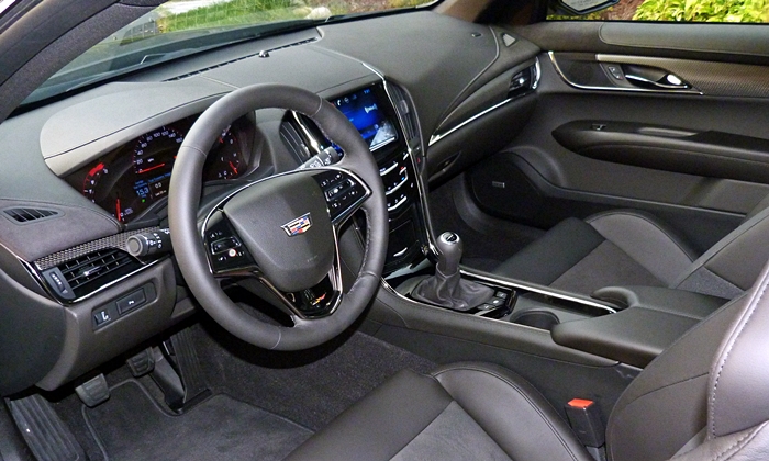 ATS Reviews: Cadillac ATS-V interior