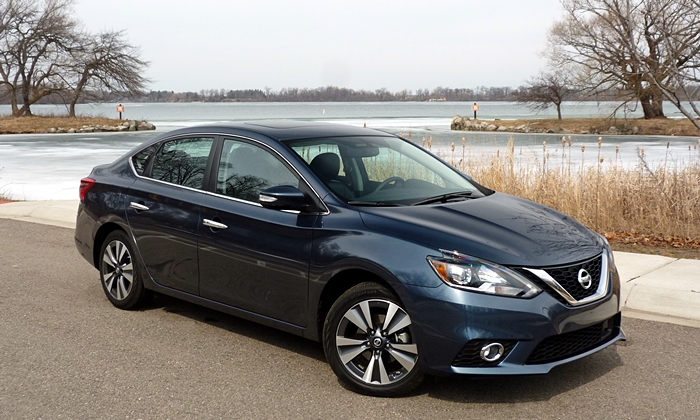 Nissan Sentra front quarter view