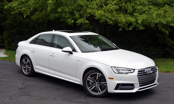 2017 Audi A4 front quarter