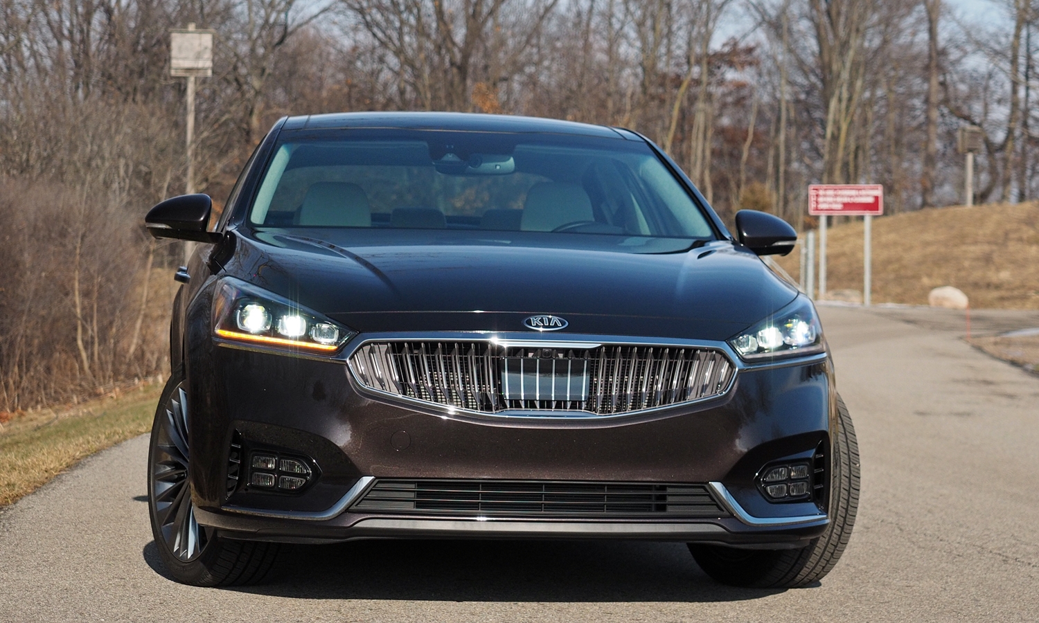 Cadenza Reviews: 2017 Kia Cadenza front view