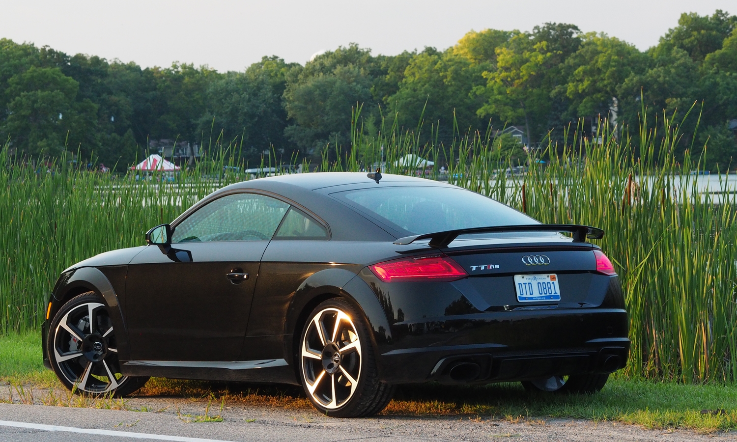 TT Reviews: Audi TT RS rear quarter view