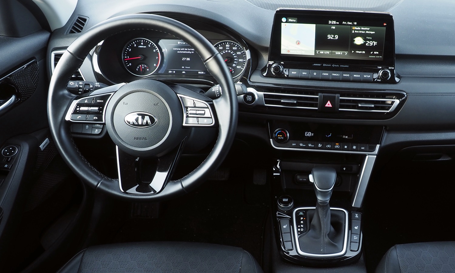 Seltos Reviews: Kia Seltos instrument panel