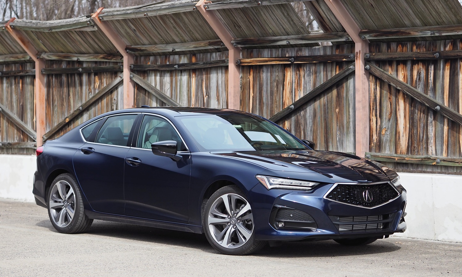 TLX Reviews: Acura TLX front quarter view