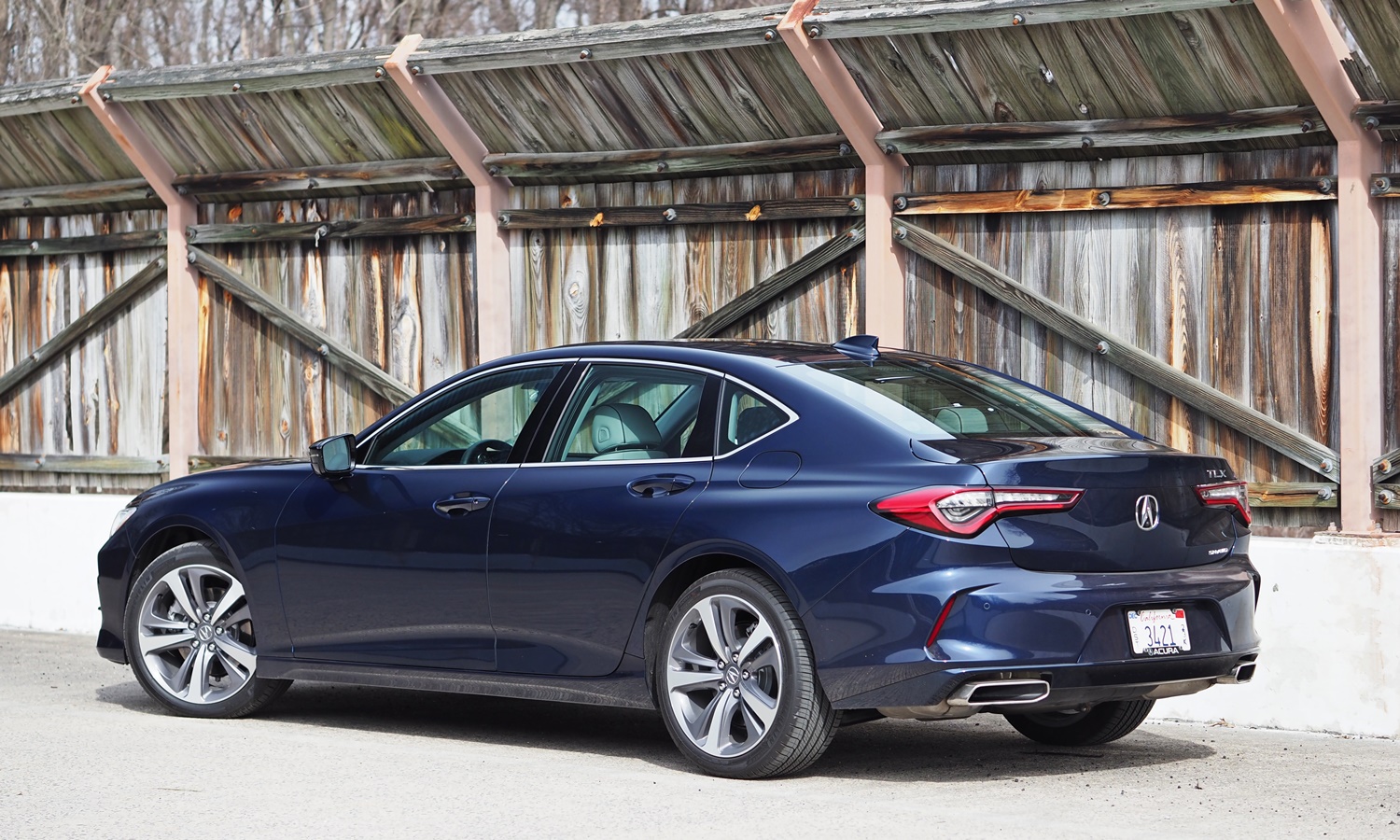 TLX Reviews: Acura TLX rear quarter