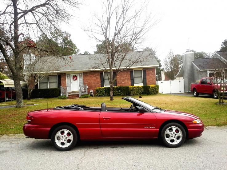 My 2000 red ltd conv. It's as nice today as the day I bought it! If you take care of these cars they actually last forever! And really, the old school sebring conv is the only one I'd own(in case it does rain w the top down!)