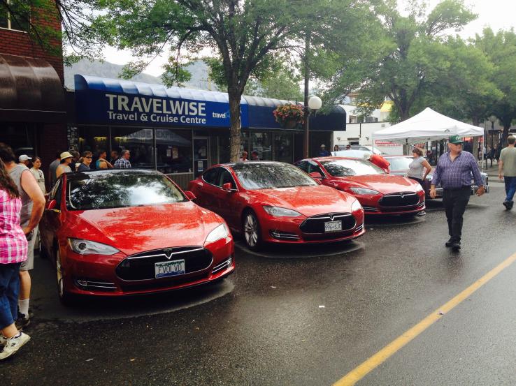 At a recent car show. Mine is the middle one